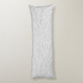 Coussins Longs Pierre texturée blanche, Art Abstrait monochrome (Dos (Vertical))