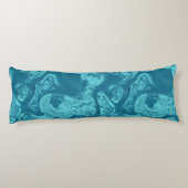 Coussins Longs Pierre turquoise (Dos)