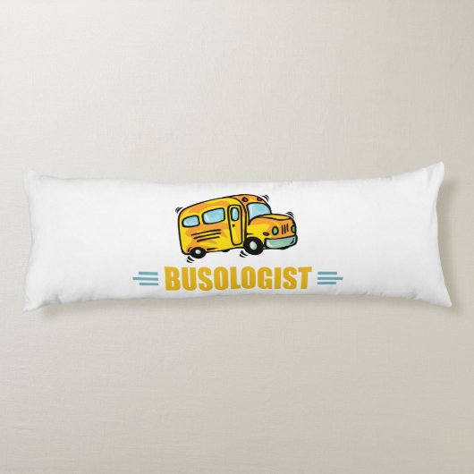 Coussins Longs Pilote de bus amusant (Dos)