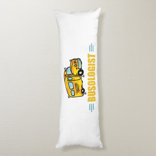 Coussins Longs Pilote de bus amusant (Dos (Vertical))