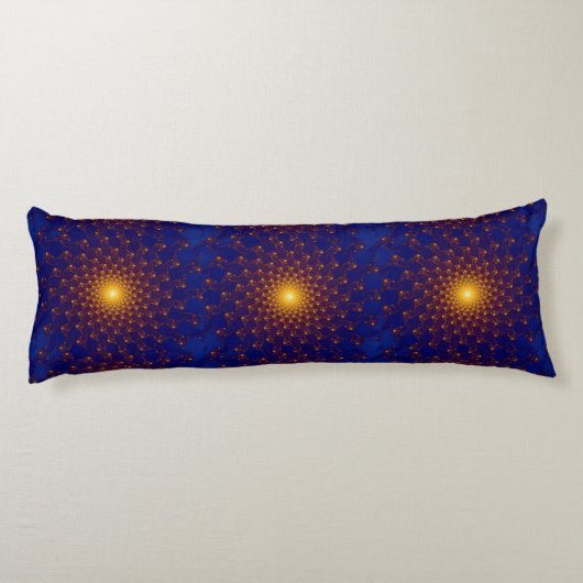 Coussins Longs Pilote Motif Midnight Blue Corps (Dos)