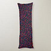 Coussins Longs Pilules rouges Motif répétitif (Dos (Vertical))
