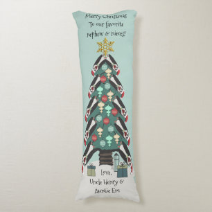 Coussins Longs Pingouins particuliers Funny sapin de Noël Personn