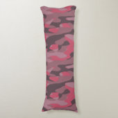 Coussins Longs pink and mauve Camo abstract (Devant (Vertical))