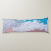 Coussins Longs Pink Beach Bermudes Personnalisé (Dos)