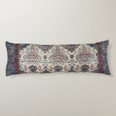 Coussins Longs Pink Bleu de rug de Perse Sud  (Dos)