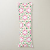 Coussins Longs Pink Floral Artistic Abstrait Motif (devant Vertical)