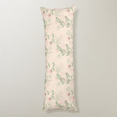 Coussins Longs Pink Green Retro Y2K les années 70 Fleur Motif (Dos (Vertical))