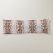 Coussins Longs Pink Ornate Pearl and Floral Body Pillow (Dos)