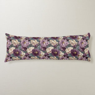 Coussins Longs Pivoines Fleur Décor Intérieur Vintage Sol