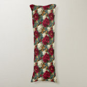 Coussins Longs Pivoines Fleur Diy Décor Canapé Unique (Devant (Vertical))