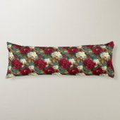 Coussins Longs Pivoines Fleur Diy Décor Canapé Unique (Devant)