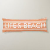 Coussins Longs PixDezines couleur plage/do-it-yourself (Dos)