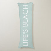 Coussins Longs PixDezines couleur plage/do-it-yourself (Devant (Vertical))