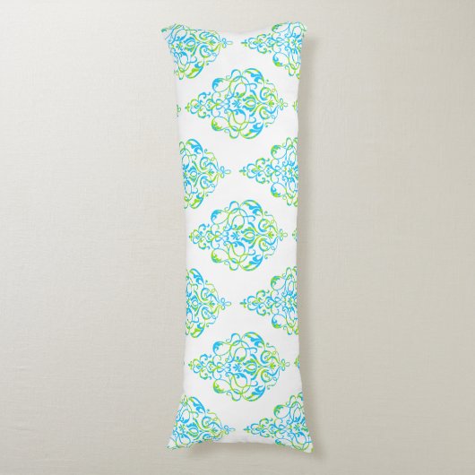 Coussins Longs PixDezines Tunis Damask/do-it-yourself arrière - p (Devant (Vertical))