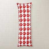 Coussins Longs Pixel Coeur 8 bits Amour (Dos (Vertical))