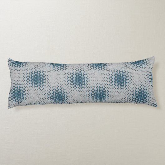 Coussins Longs Pixel Motif 10.B.bw LGrey BG (Dos)