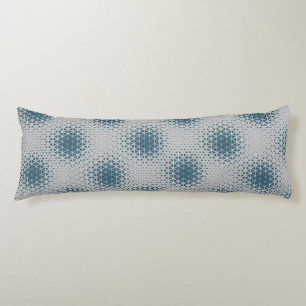 Coussins Longs Pixel Motif 10.B.bw LGrey BG