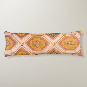 Coussins Longs Plafond Abstrait rose jaune (Dos)