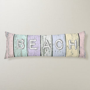 Coussins Longs Plage de bois de flottage