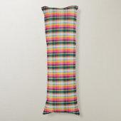 Coussins Longs Plaid écossais abstrait (Devant (Vertical))