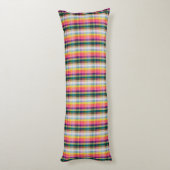 Coussins Longs Plaid écossais abstrait (Dos (Vertical))