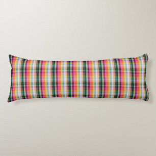Coussins Longs Plaid écossais abstrait