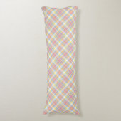 Coussins Longs Plaid en pastel de rayure (Devant (Vertical))