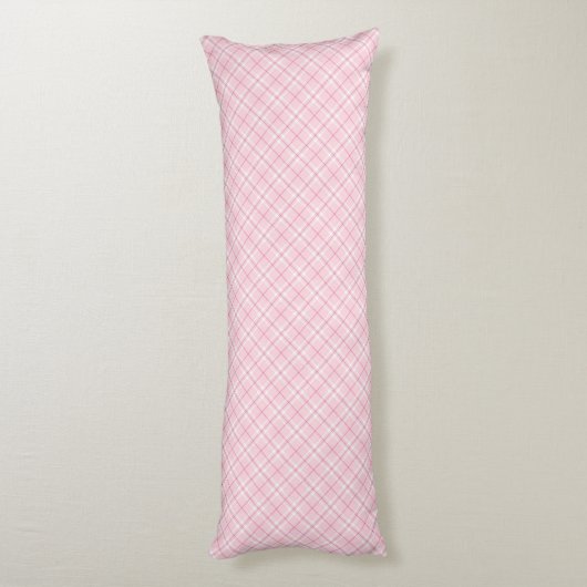 Coussins Longs Plaid rose-clair (Dos (Vertical))