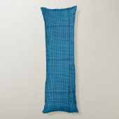 Coussins Longs Plaid turquoise (Dos (Vertical))