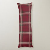 Coussins Longs Plaids du GT Deep Red and Ivory d'Aperitif (Dos (Vertical))