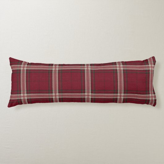 Coussins Longs Plaids du GT Deep Red and Ivory d'Aperitif (Devant)