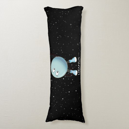 Coussins Longs Planet Uranus & Stars (Devant (Vertical))