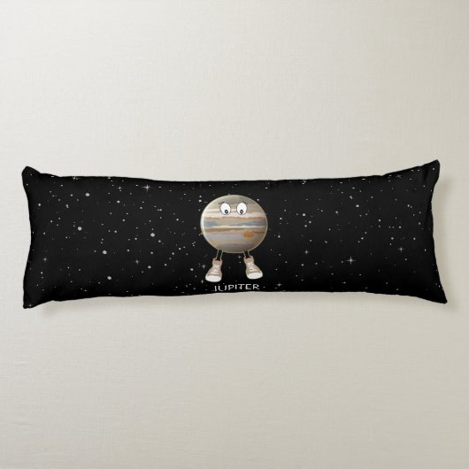 Coussins Longs Planète Jupiter & Étoiles (Dos)
