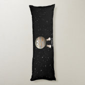 Coussins Longs Planète Jupiter & Étoiles (Dos (Vertical))
