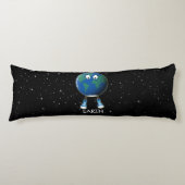 Coussins Longs Planète Terre et étoiles (Devant)