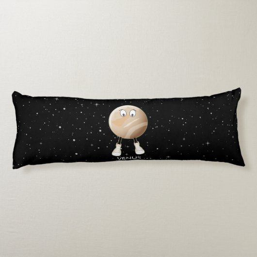 Coussins Longs Planète Vénus & Étoiles (Dos)