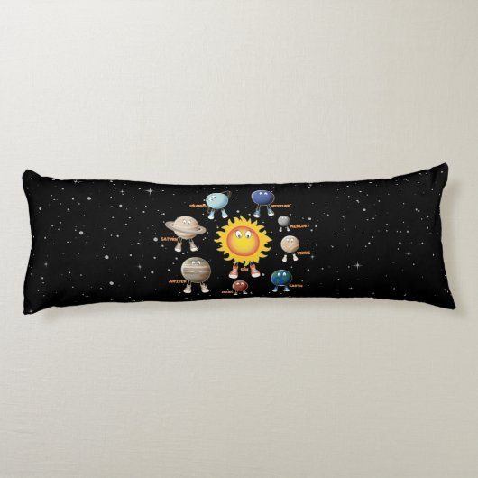 Coussins Longs Planètes et système solaire (Dos)