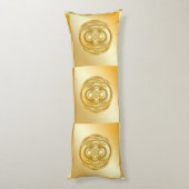 Coussins Longs Plaque d'or (Dos (Vertical))