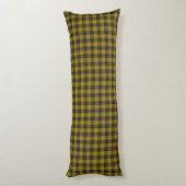 Coussins Longs Plaque noire jaune tartan MacLeod (Dos (Vertical))
