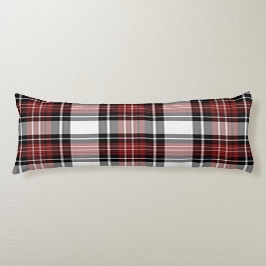 Coussins Longs Plaqué rouge et noir (Devant)