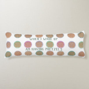 Coussins Longs Plaques de Pretzel