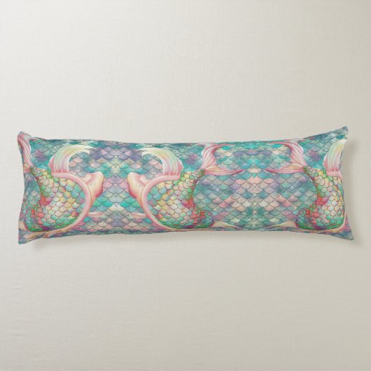 Coussins Longs Plongez dans Dreams Mermaid Net (Dos)