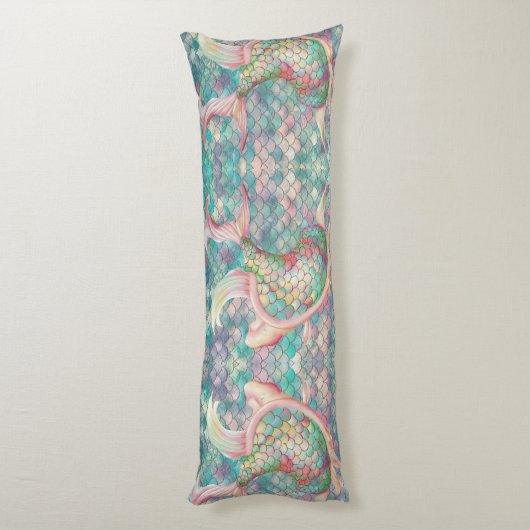 Coussins Longs Plongez dans Dreams Mermaid Net (Dos (Vertical))