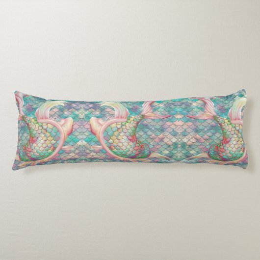 Coussins Longs Plongez dans Dreams Mermaid Net (Devant)