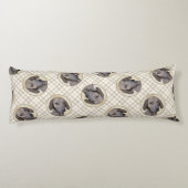 Coussins Longs Plott Hound Peinture Brindle Cute Original Chien A (Dos)