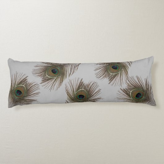 Coussins Longs Plumes de paon (Dos)