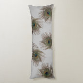 Coussins Longs Plumes de paon (Dos (Vertical))