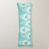 Coussins Longs Plumes molles de paon (Dos (Vertical))