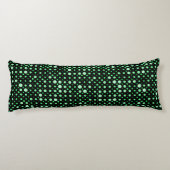 Coussins Longs Point Polka 02.Vert. BG noir (Dos)